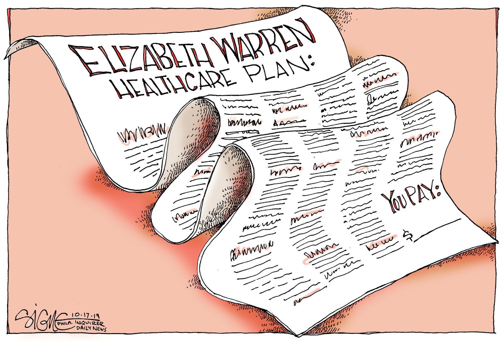 Signe Wilkinson cartoon